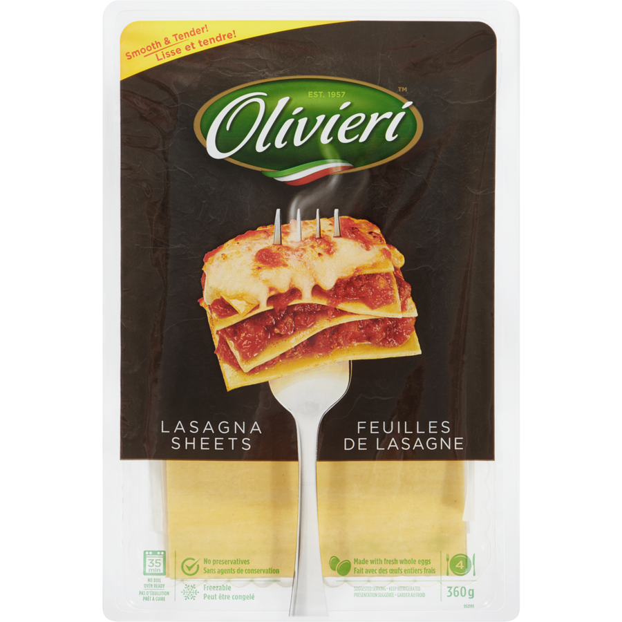 Olivieri lasagna sheets