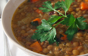 Soupe aux lentilles